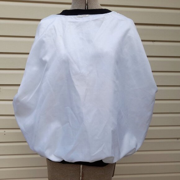 Vintage Bomber Jacket Floral Fleece Oversize 80s 90s Y2K Grunge - Picture 9 of 10